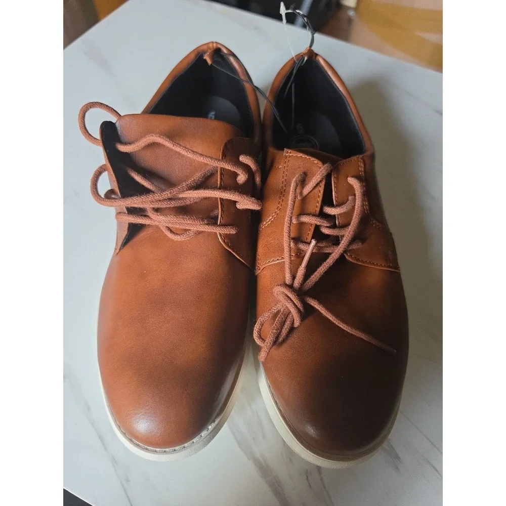 Mens Brown Wonder Nation Dress Shoes - SIZE 6 NWT